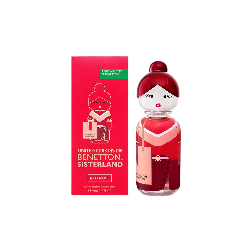 BENETTON SISTERLAND RED ROSE WOMAN 80ML EDT (M)