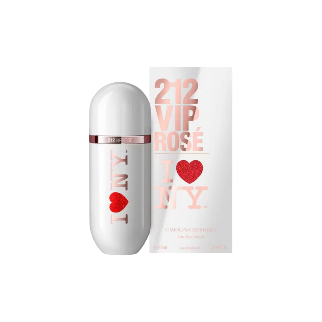 CAROLINA HERRERA 212 VIP ROSE I LOVE NY 80ML EDP (M)