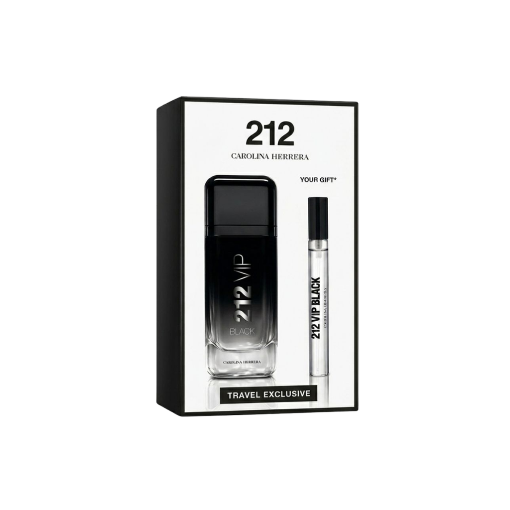 CAROLINA HERRERA SET 212 VIP BLACK EDP 100ML + 10ML (H) SET