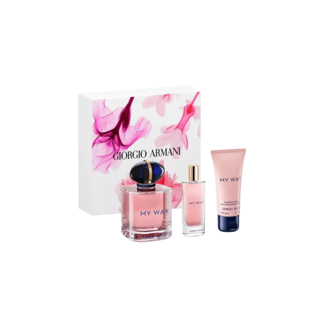 GIORGIO ARMANI SET MY WAY 90ML+15ML+BL 50ML (M) SET