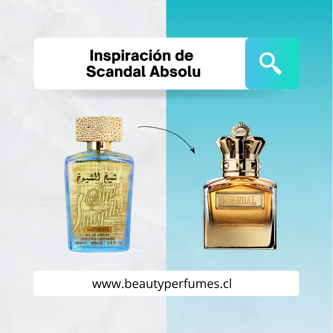 LATTAFA SHEIKH AL SHUYUKH SUPREME EDP 100ML (H) (INSPIRADO SCANDAL ABSOLU)