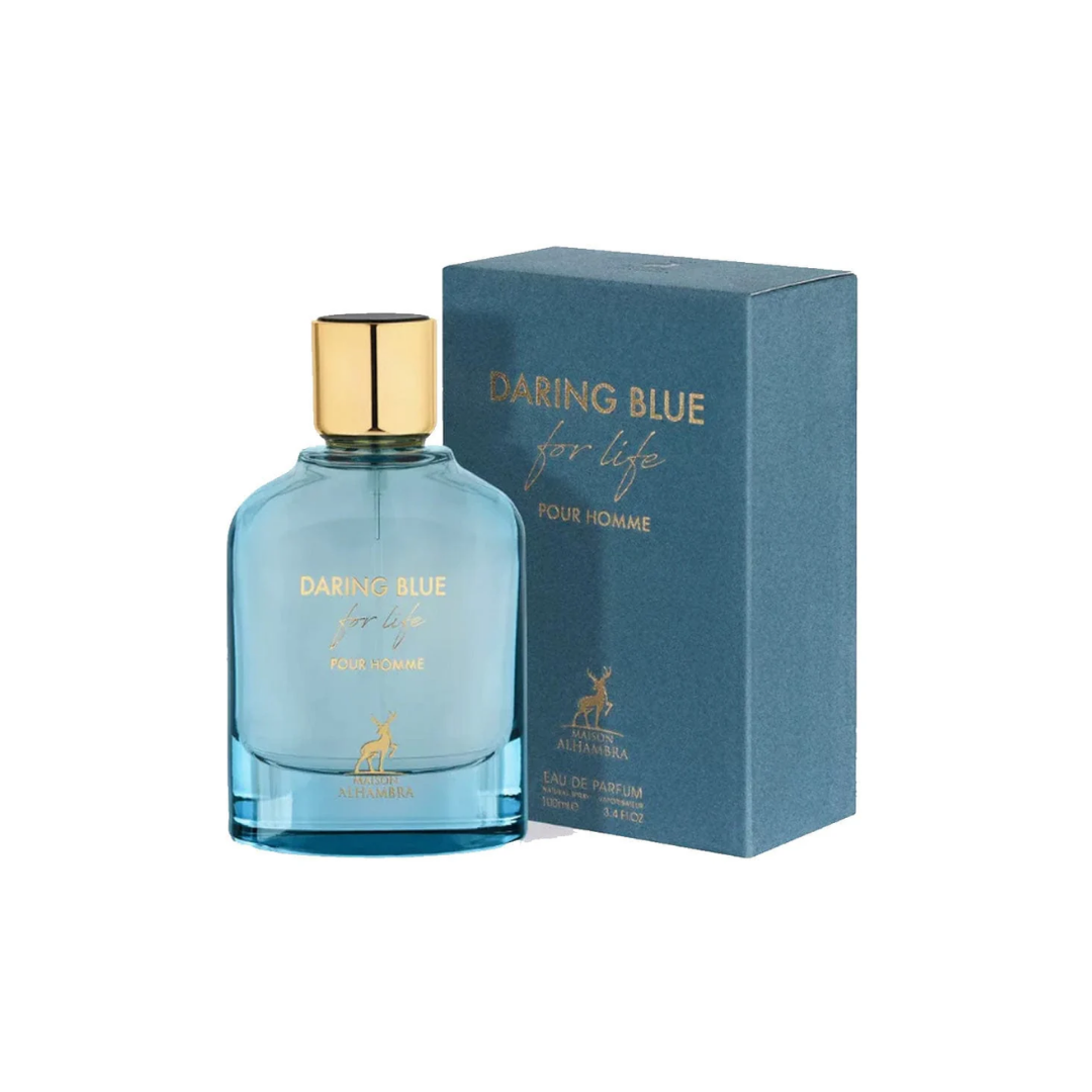 MAISON ALHAMBRA DARING BLUE FOR LIFE POUR HOMME 100ML EDP (H)