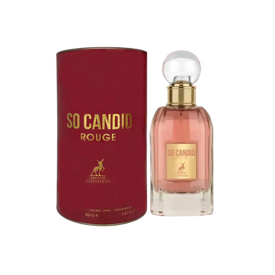 MAISON ALHAMBRA SO CANDID ROUGE 85ML EDP (M)