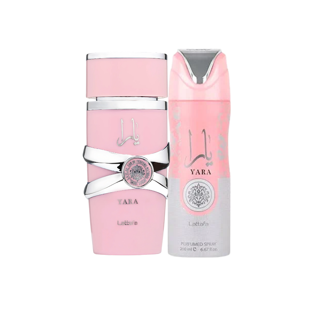 Set Lattafa Yara 100ML + Spray Edp Mujer