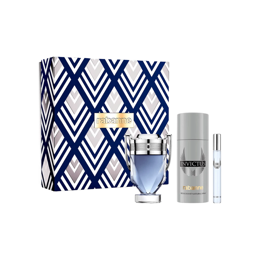 PACO RABANNE INVICTUS EDT 100ML+10ML+150ML DEO (H) SET