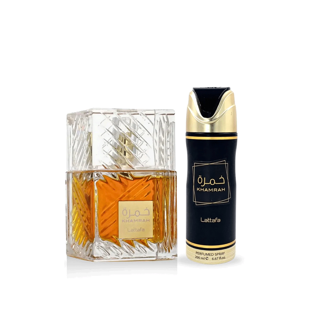LATTAFA KHAMRAH 100ML+DEO 200ML 2PCS (U) SET