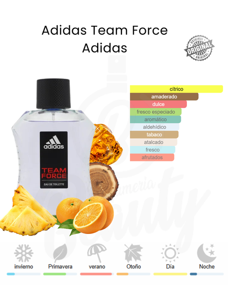 ADIDAS TEAM FORCE 100ML EDT (H)