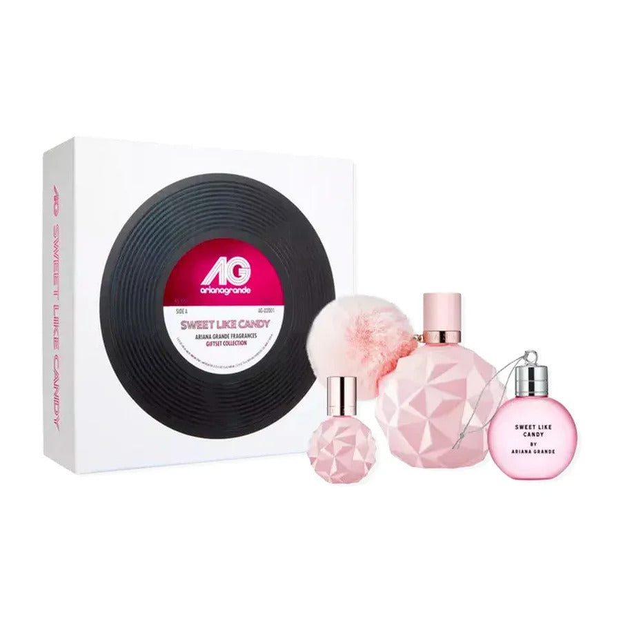 ARIANA GRANDE “Set Sweet Like Candy” Perfume Sweet Like Candy EDP Mujer 100 ml + Perfume Sweet Like Candy EDP Mujer 7.5 ml + Shower Gel