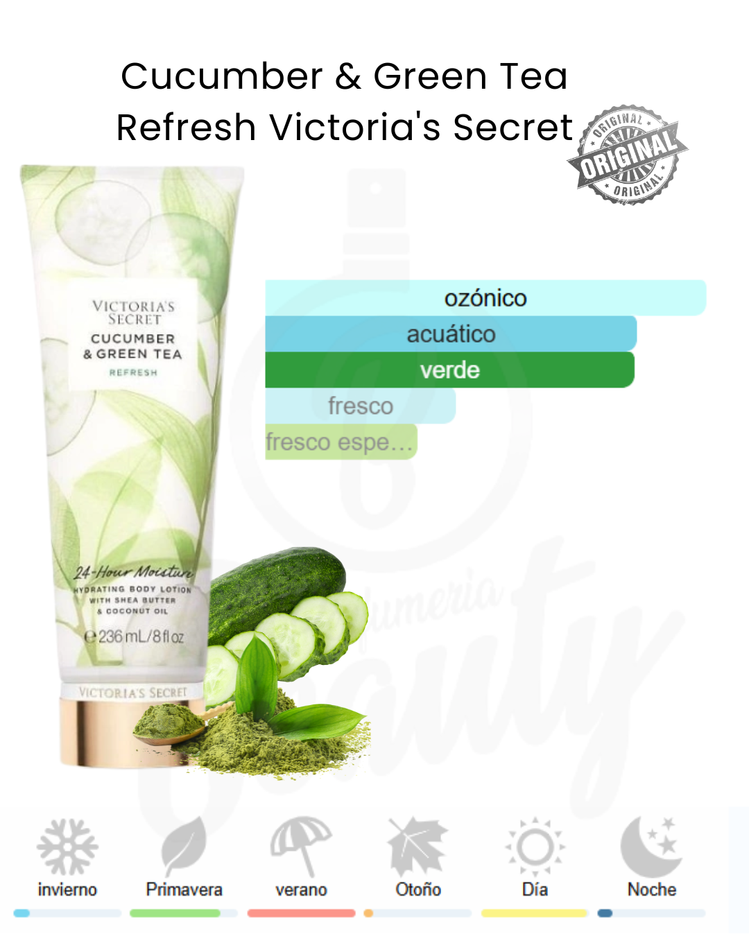 VICTORIA´S SECRET CUCUMBER & GREEN TEA CREMA 237ML (M)