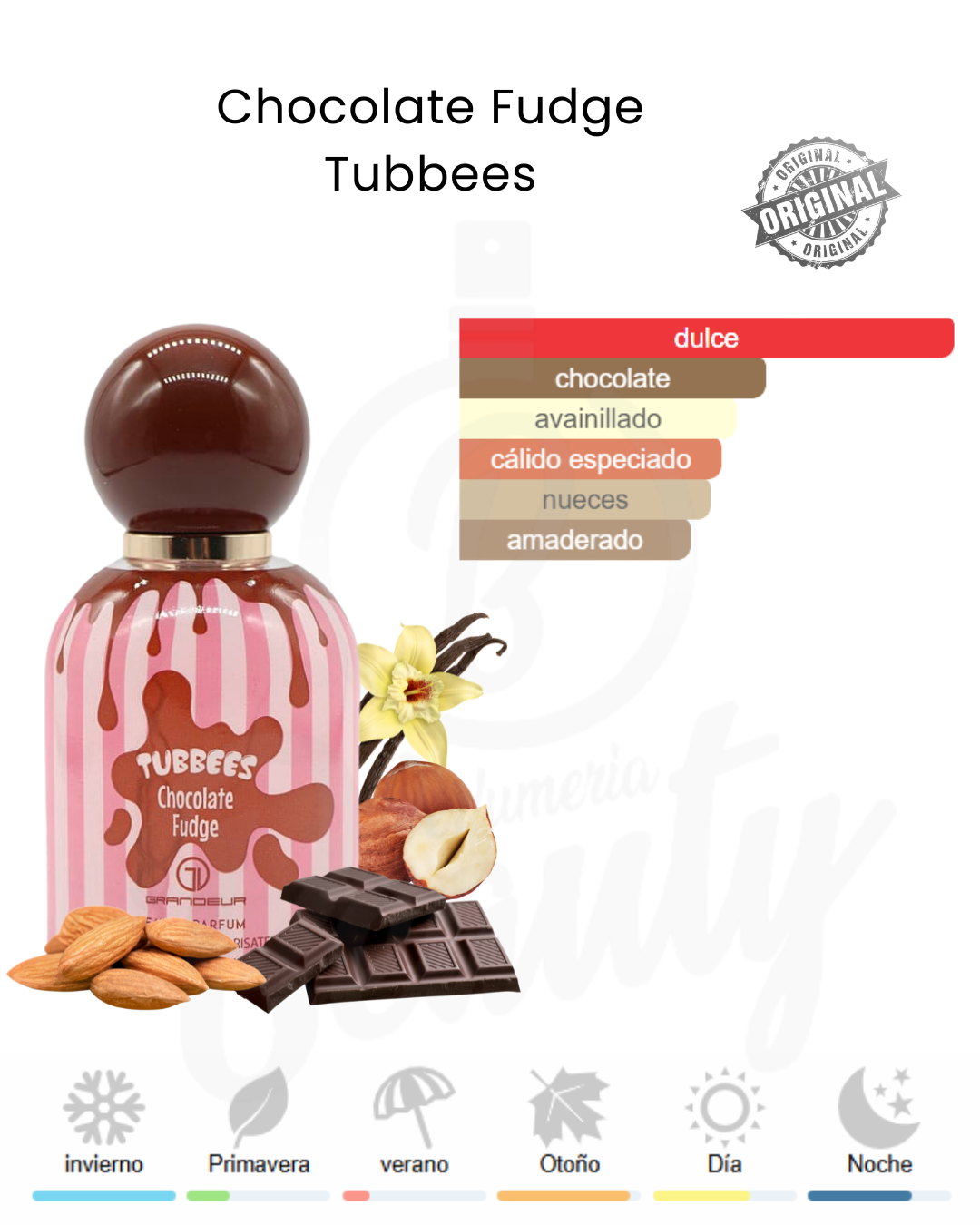 GRANDEUR TUBBEES CHOCOLATE FUDGE EDP 50ML UNISEX