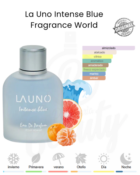 FRAGRANCE WORLD LA UNO INTENSE BLUE 100ML EDP (H)