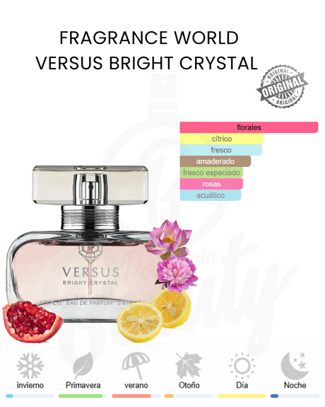 FRAGRANCE WORLD VERSUS BRIGHT CRYSTAL 100ML EDP (M)
