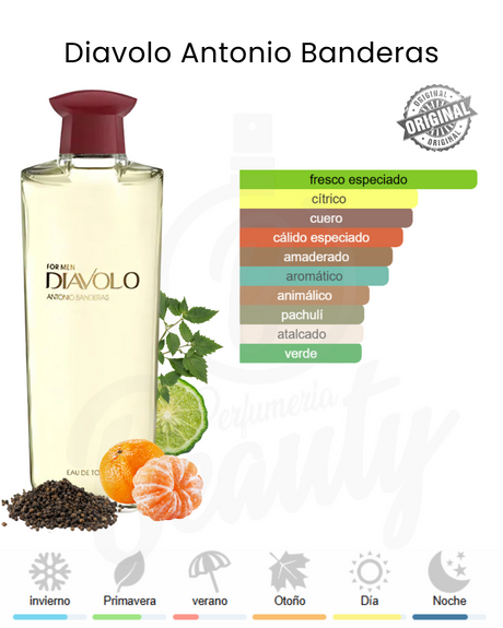 ANTONIO BANDERAS DIAVOLO 100ML EDT (H)