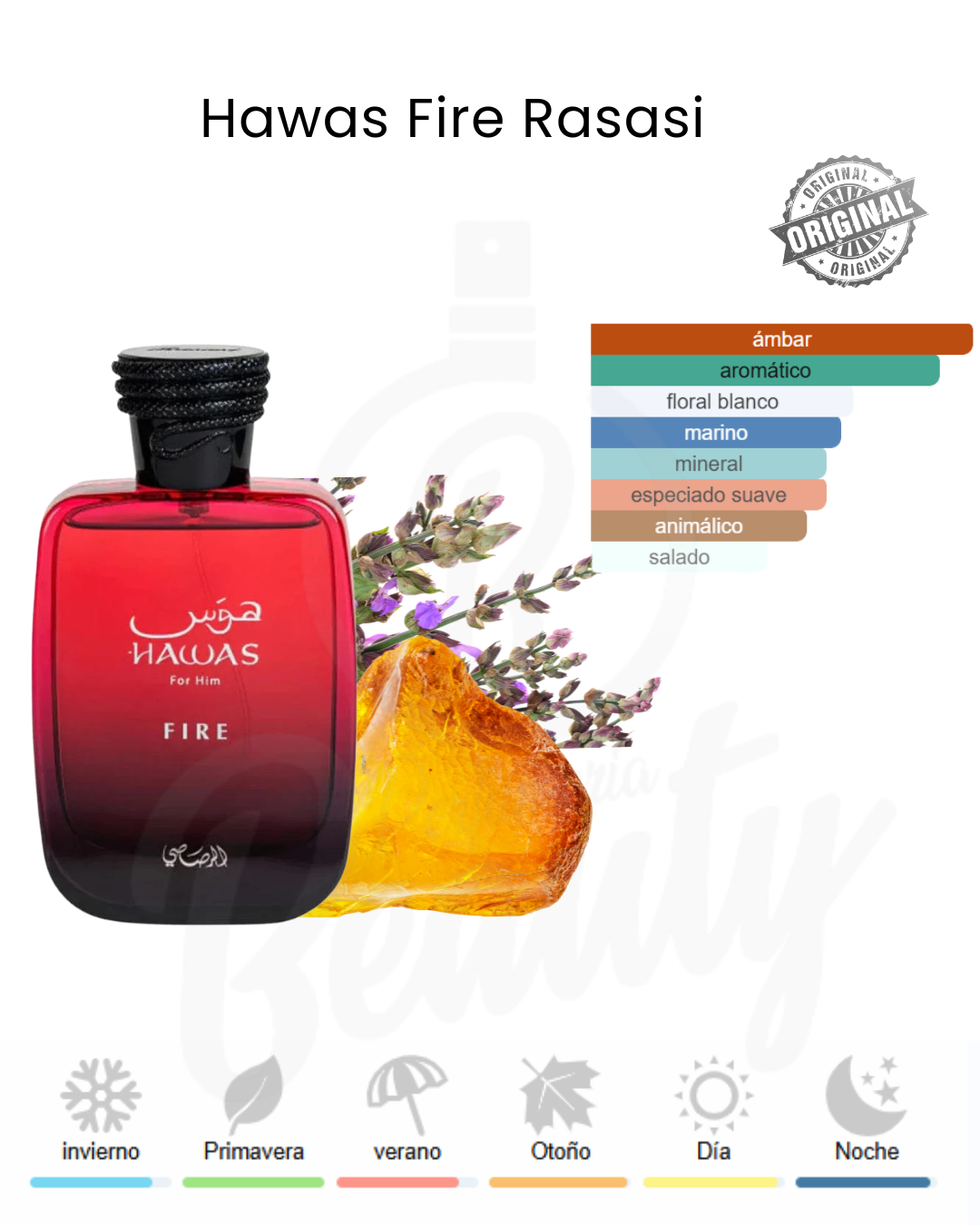 RASASI HAWAS FIRE MEN EDP 100ML (H)