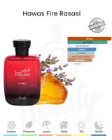 RASASI HAWAS FIRE MEN EDP 100ML (H)