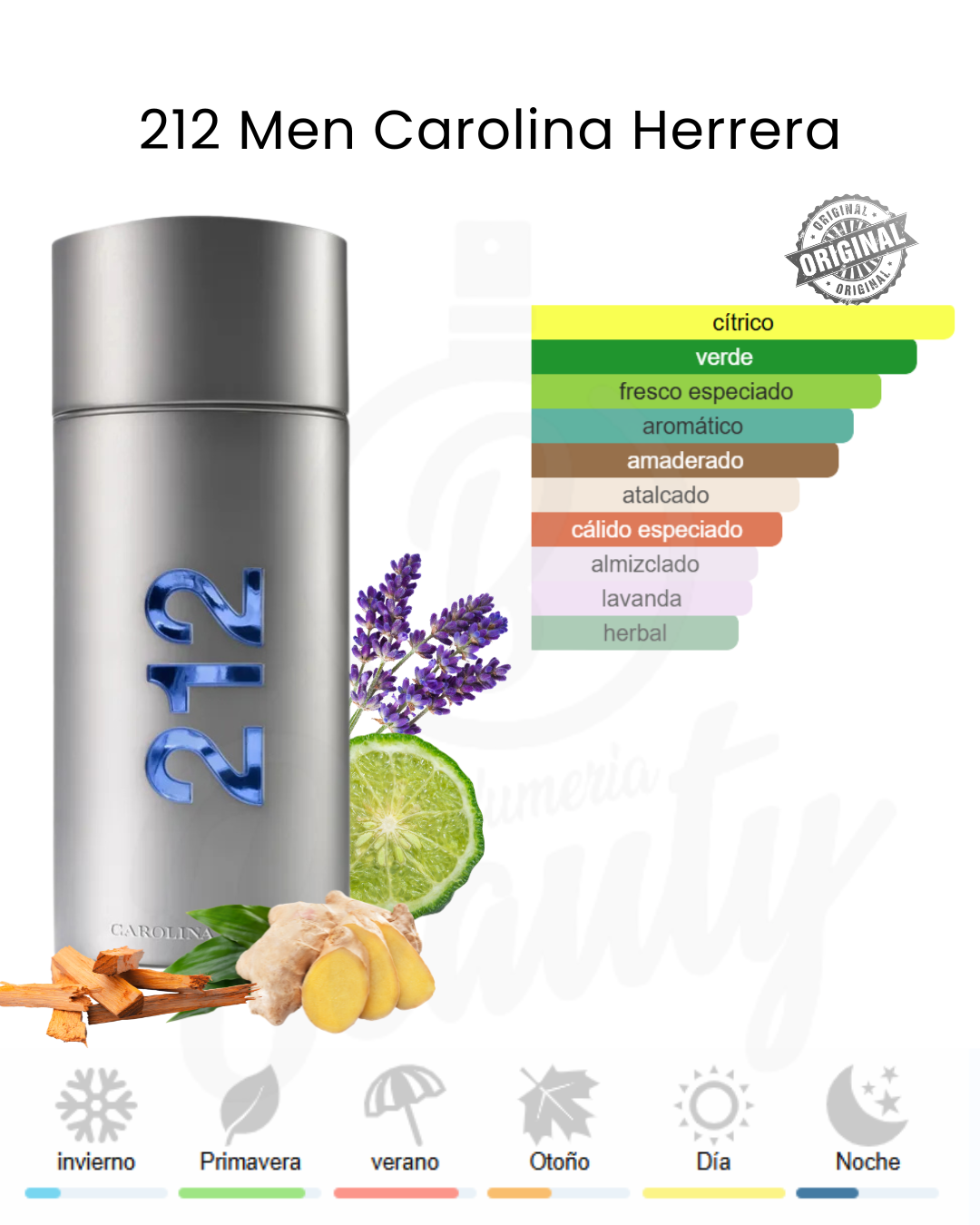 CAROLINA HERRERA 212 MEN NYC 50ML EDT (H)
