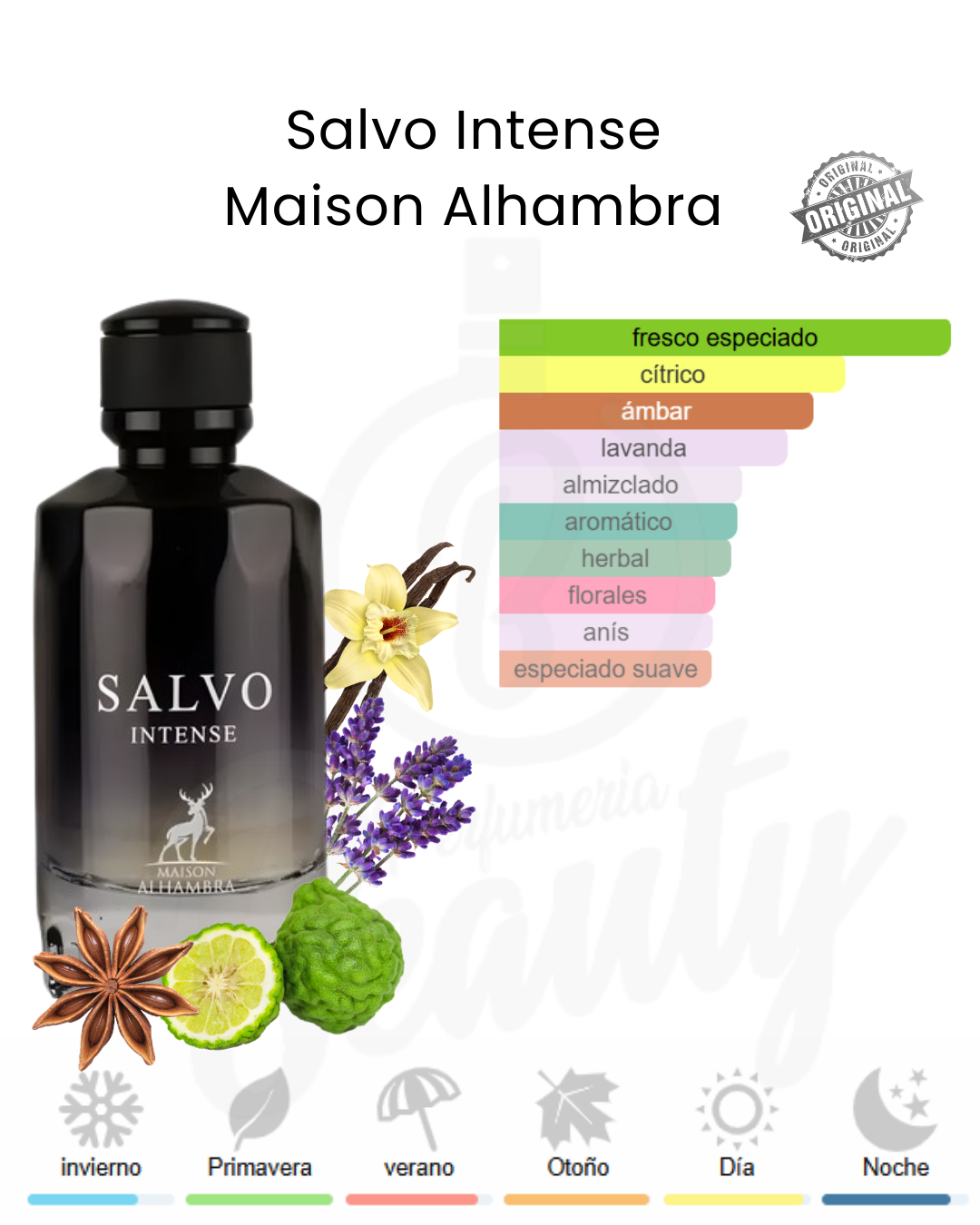 MAISON ALHAMBRA SALVO INTENSE 100ML EDP (H)