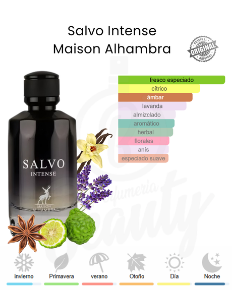 MAISON ALHAMBRA SALVO INTENSE 100ML EDP (H)