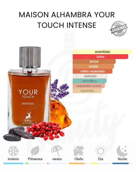 MAISON ALHAMBRA YOUR TOUCH INTENSE 100ML EDP (H)