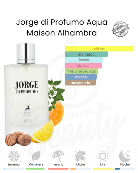 MAISON ALHAMBRA JORGE DI PROFUMO AQUA 100ML EDP (H)