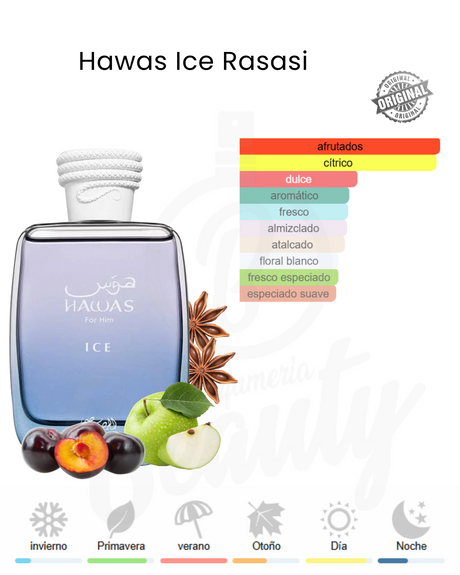 RASASI HAWAS ICE EDP 100ML (H)