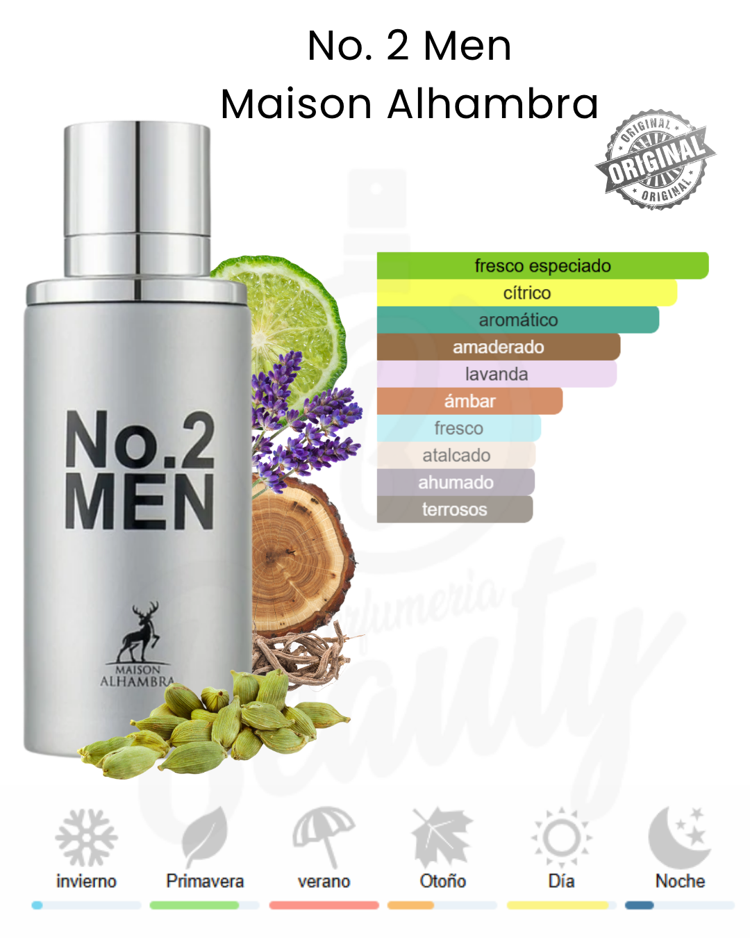 MAISON ALHAMBRA NO.2 MEN EDP 30ML HOMBRE