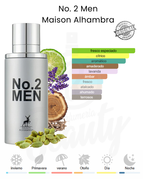 MAISON ALHAMBRA NO.2 MEN EDP 30ML HOMBRE