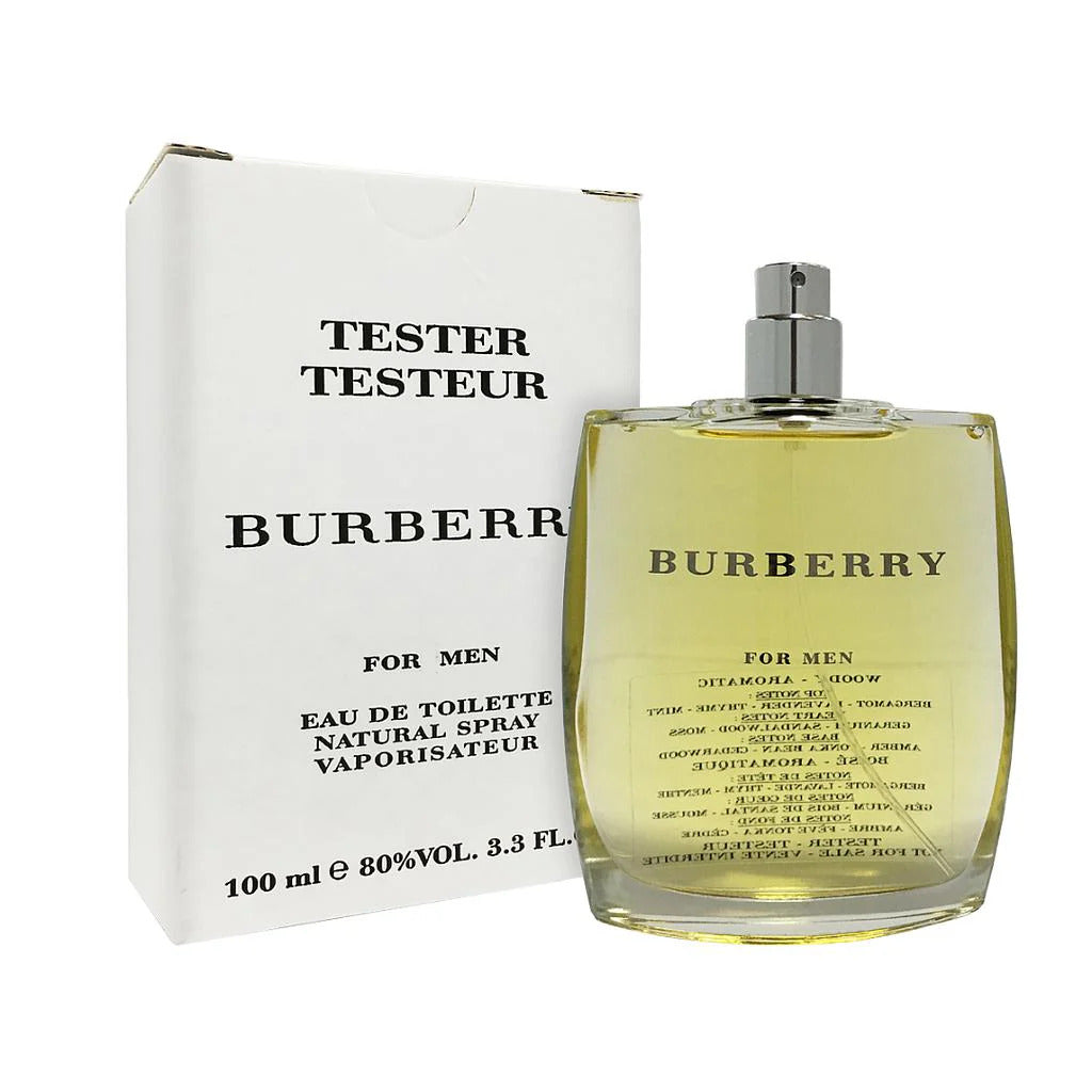 Burberry Clasico Men 100Ml Edt Tester